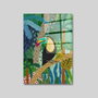 Wallity Cuadro Decorativo de Vidrio Templado Multicolor 70 x 100 cm
